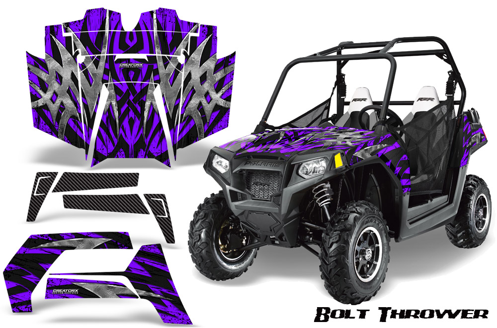 POLARIS RZR 800 2011 Graphics Kit Bolt Thrower Purple